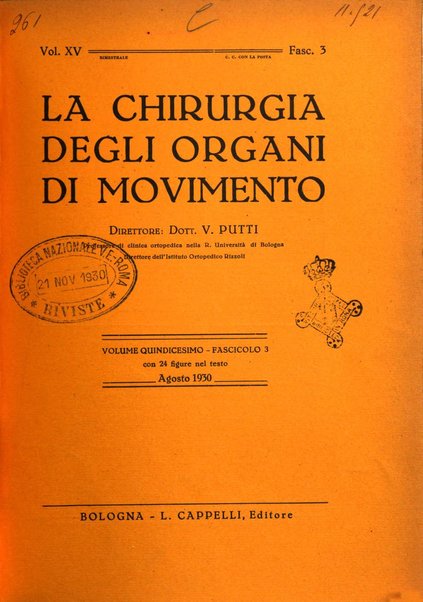 La chirurgia degli organi di movimento