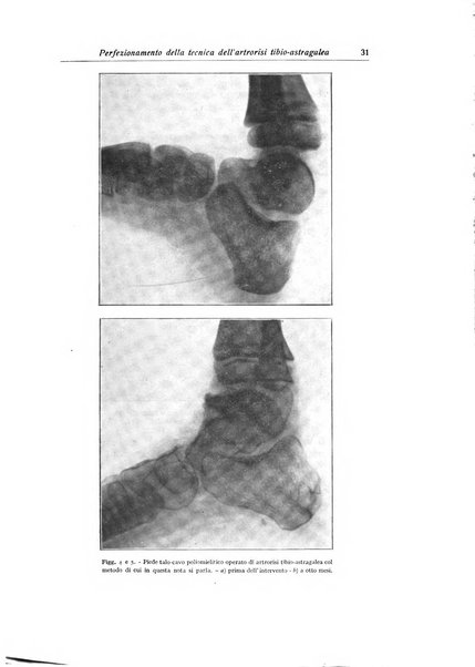 La chirurgia degli organi di movimento