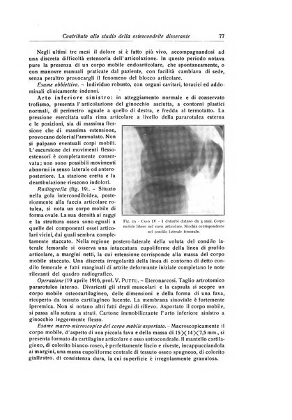 La chirurgia degli organi di movimento