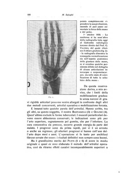 La chirurgia degli organi di movimento