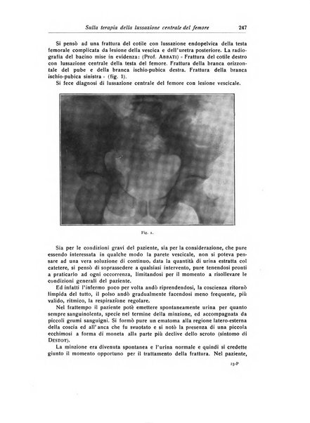 La chirurgia degli organi di movimento