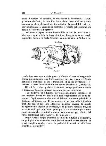 La chirurgia degli organi di movimento