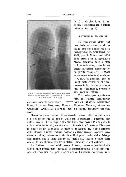 La chirurgia degli organi di movimento