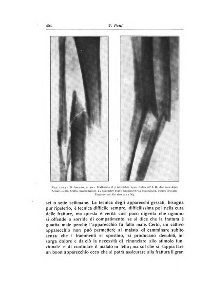 La chirurgia degli organi di movimento