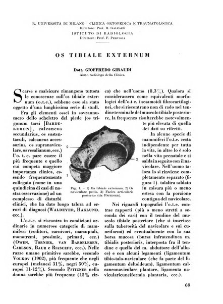 La chirurgia degli organi di movimento