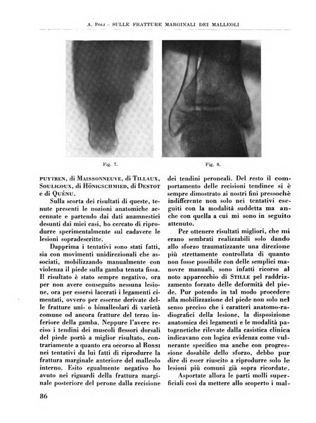 La chirurgia degli organi di movimento