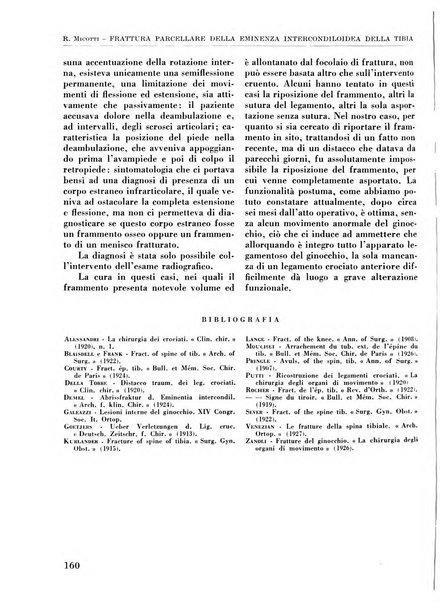 La chirurgia degli organi di movimento