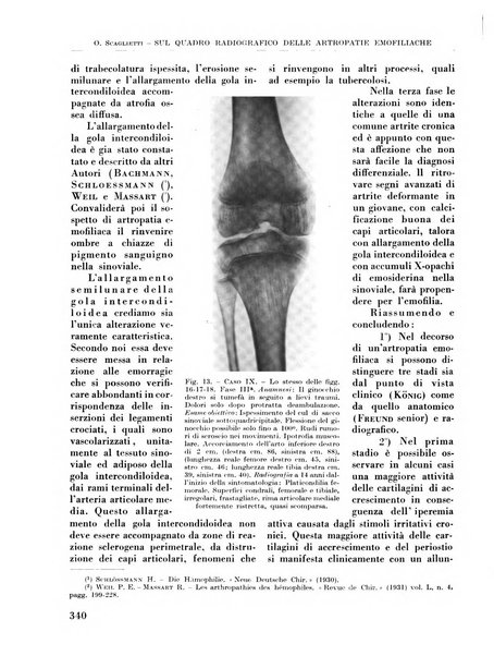 La chirurgia degli organi di movimento