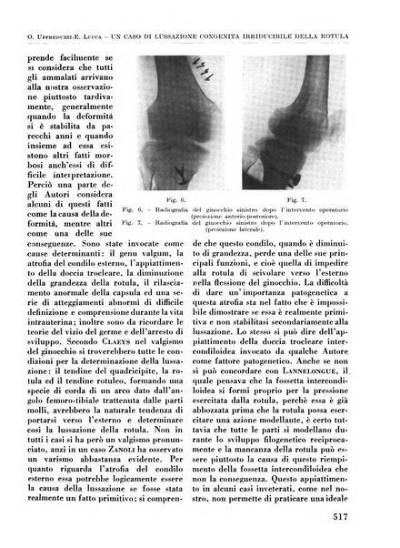 La chirurgia degli organi di movimento