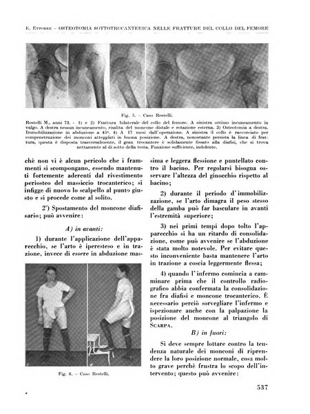 La chirurgia degli organi di movimento