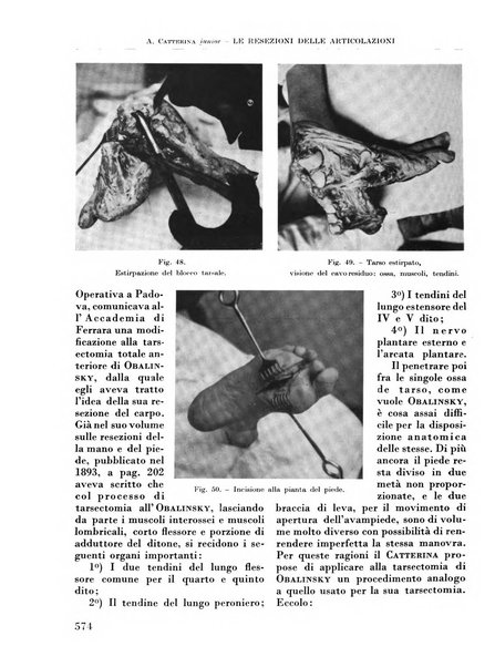 La chirurgia degli organi di movimento