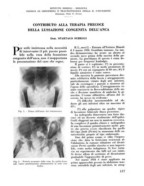 La chirurgia degli organi di movimento