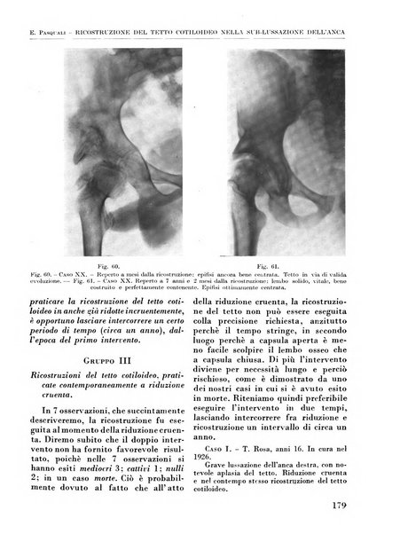 La chirurgia degli organi di movimento