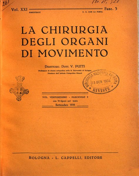 La chirurgia degli organi di movimento