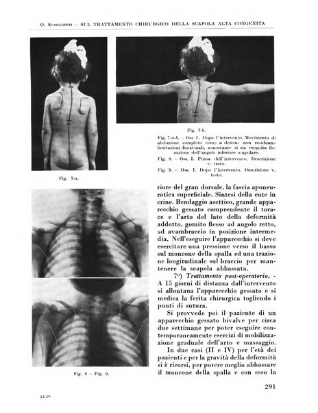 La chirurgia degli organi di movimento