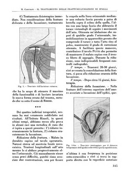 La chirurgia degli organi di movimento