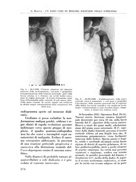 La chirurgia degli organi di movimento