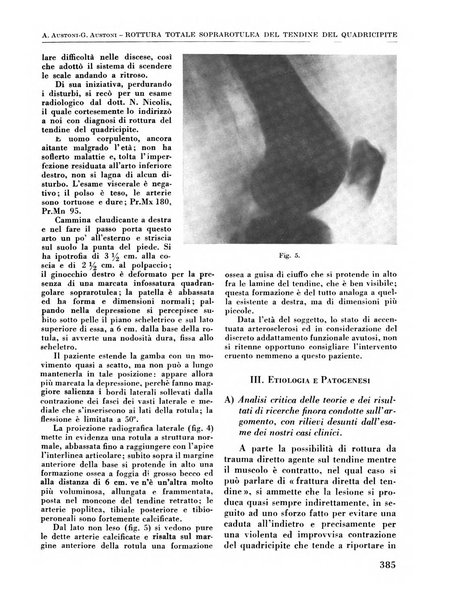 La chirurgia degli organi di movimento