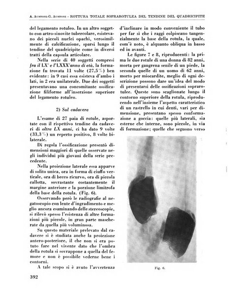 La chirurgia degli organi di movimento