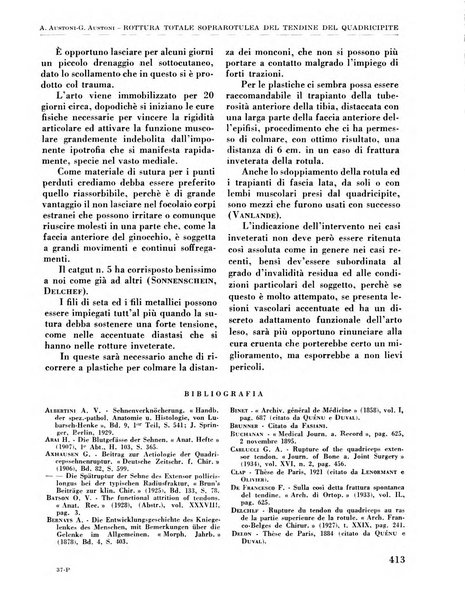 La chirurgia degli organi di movimento