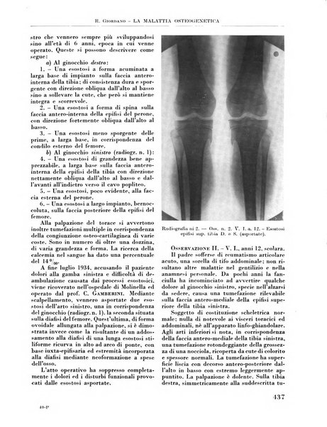 La chirurgia degli organi di movimento