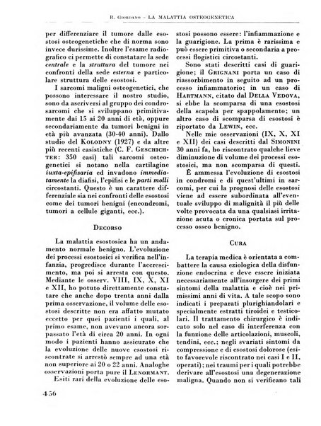 La chirurgia degli organi di movimento