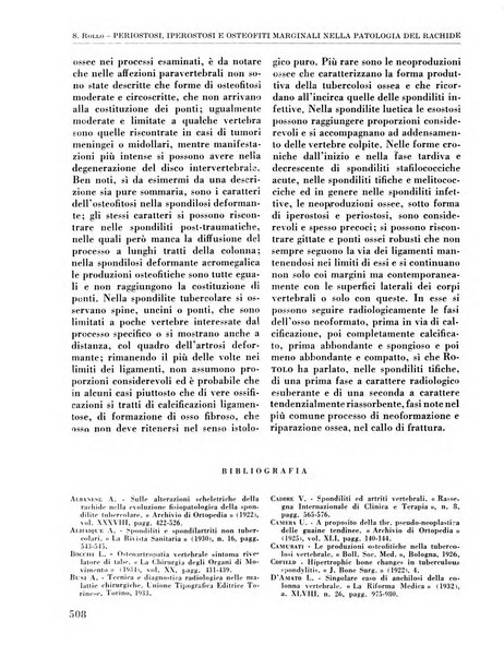 La chirurgia degli organi di movimento