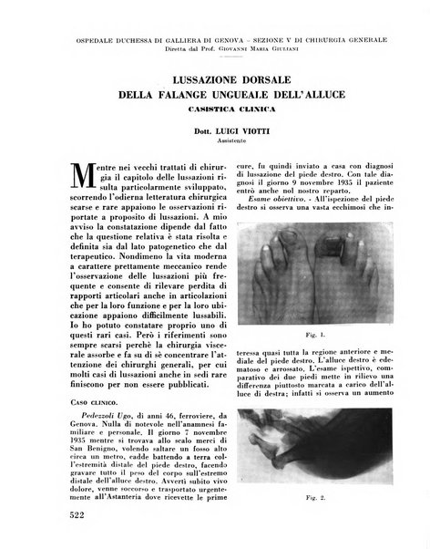 La chirurgia degli organi di movimento