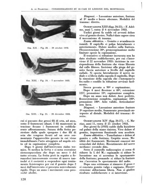 La chirurgia degli organi di movimento