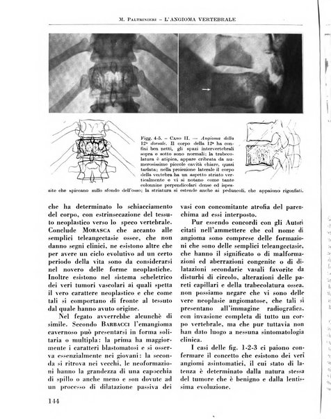 La chirurgia degli organi di movimento