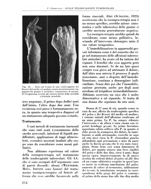 La chirurgia degli organi di movimento