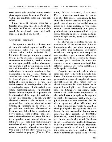 La chirurgia degli organi di movimento