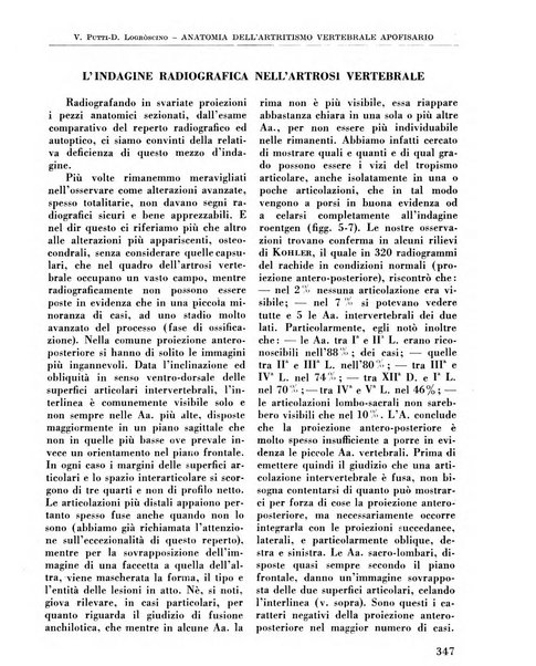 La chirurgia degli organi di movimento