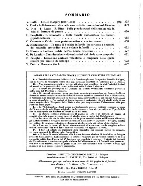 La chirurgia degli organi di movimento