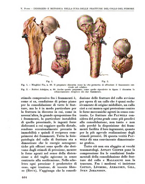 La chirurgia degli organi di movimento