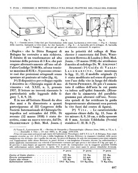 La chirurgia degli organi di movimento