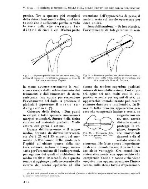 La chirurgia degli organi di movimento