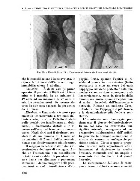 La chirurgia degli organi di movimento