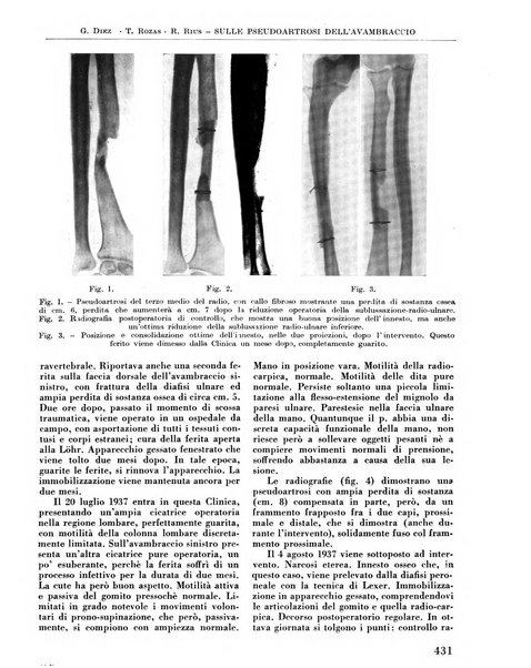 La chirurgia degli organi di movimento