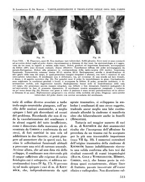 La chirurgia degli organi di movimento