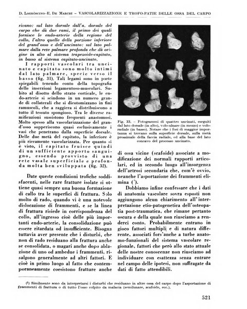 La chirurgia degli organi di movimento