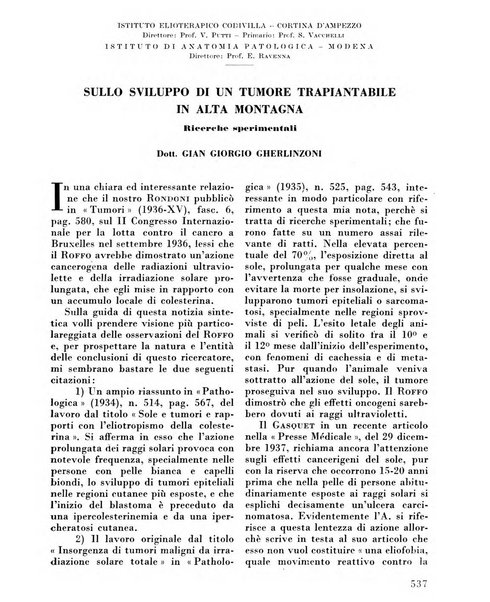 La chirurgia degli organi di movimento