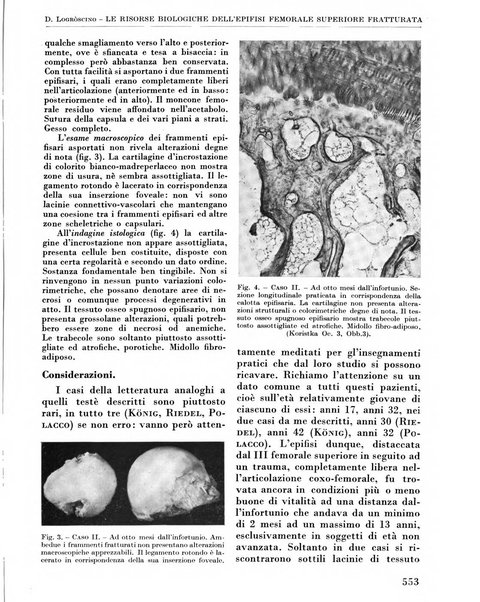 La chirurgia degli organi di movimento