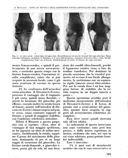 La chirurgia degli organi di movimento