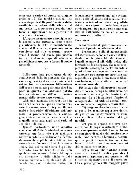 La chirurgia degli organi di movimento