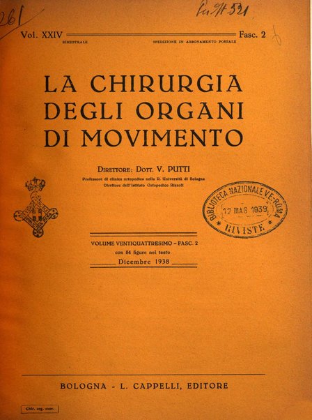 La chirurgia degli organi di movimento