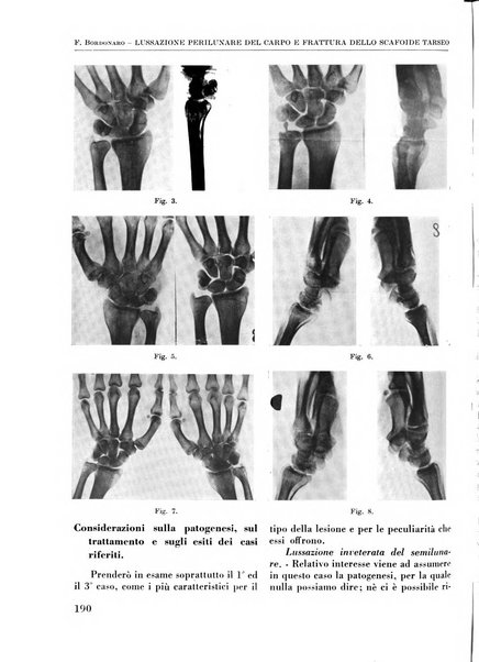 La chirurgia degli organi di movimento