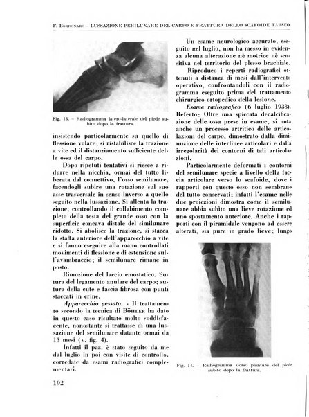 La chirurgia degli organi di movimento