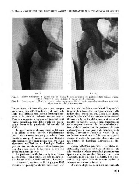 La chirurgia degli organi di movimento