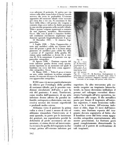 La chirurgia degli organi di movimento